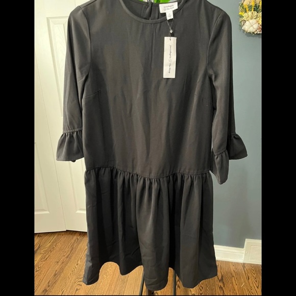 Women's Black Drop-Waist Dress by jaceyduprie - Picture 6 of 8